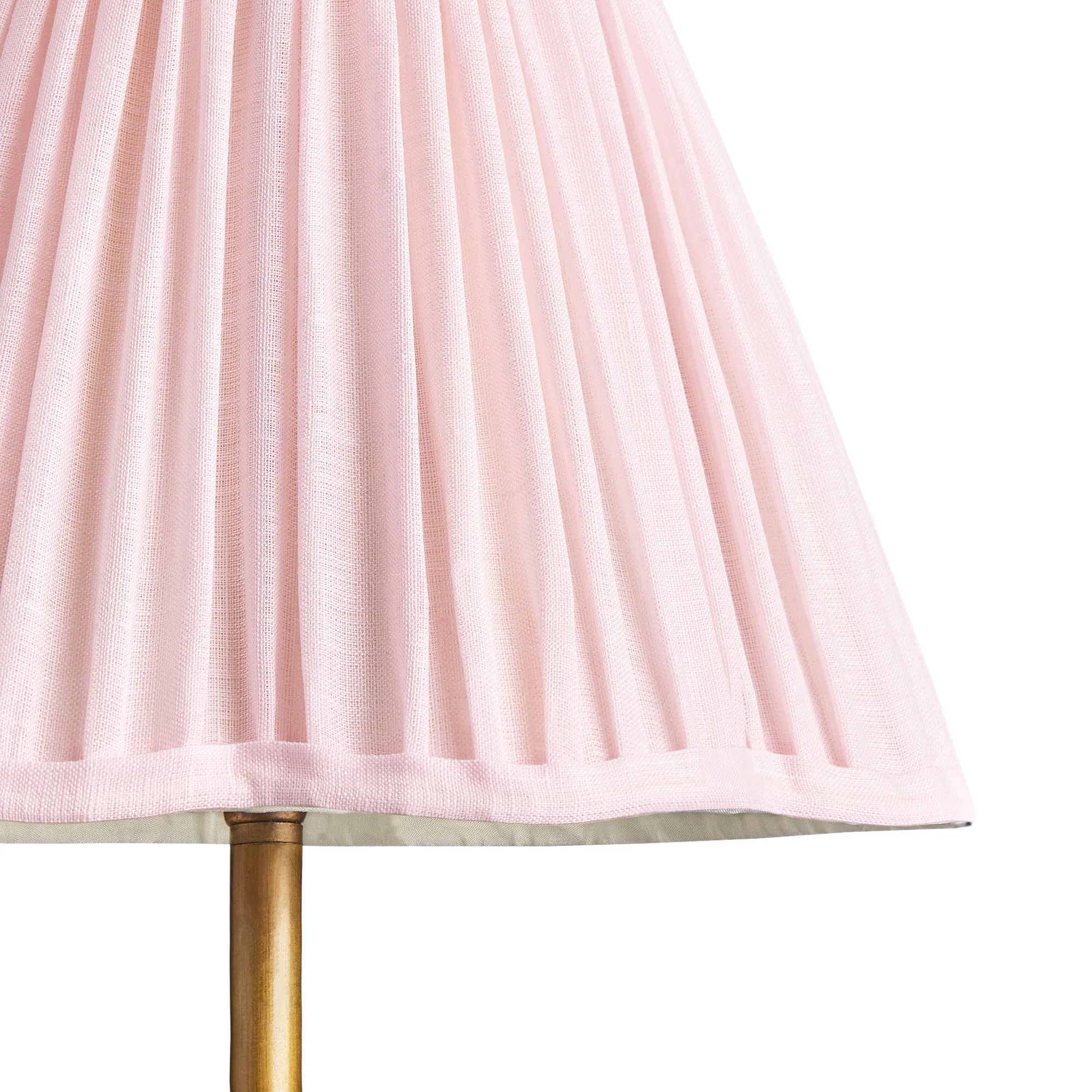 16cm scalloped empire shade in marshmallow linen