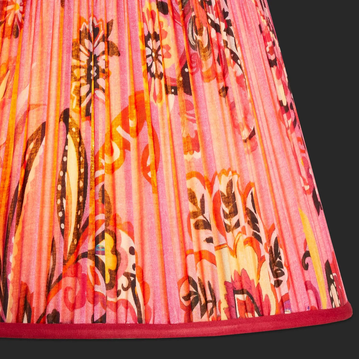 25cm empire shade in pink Paisley by Matthew Williamson