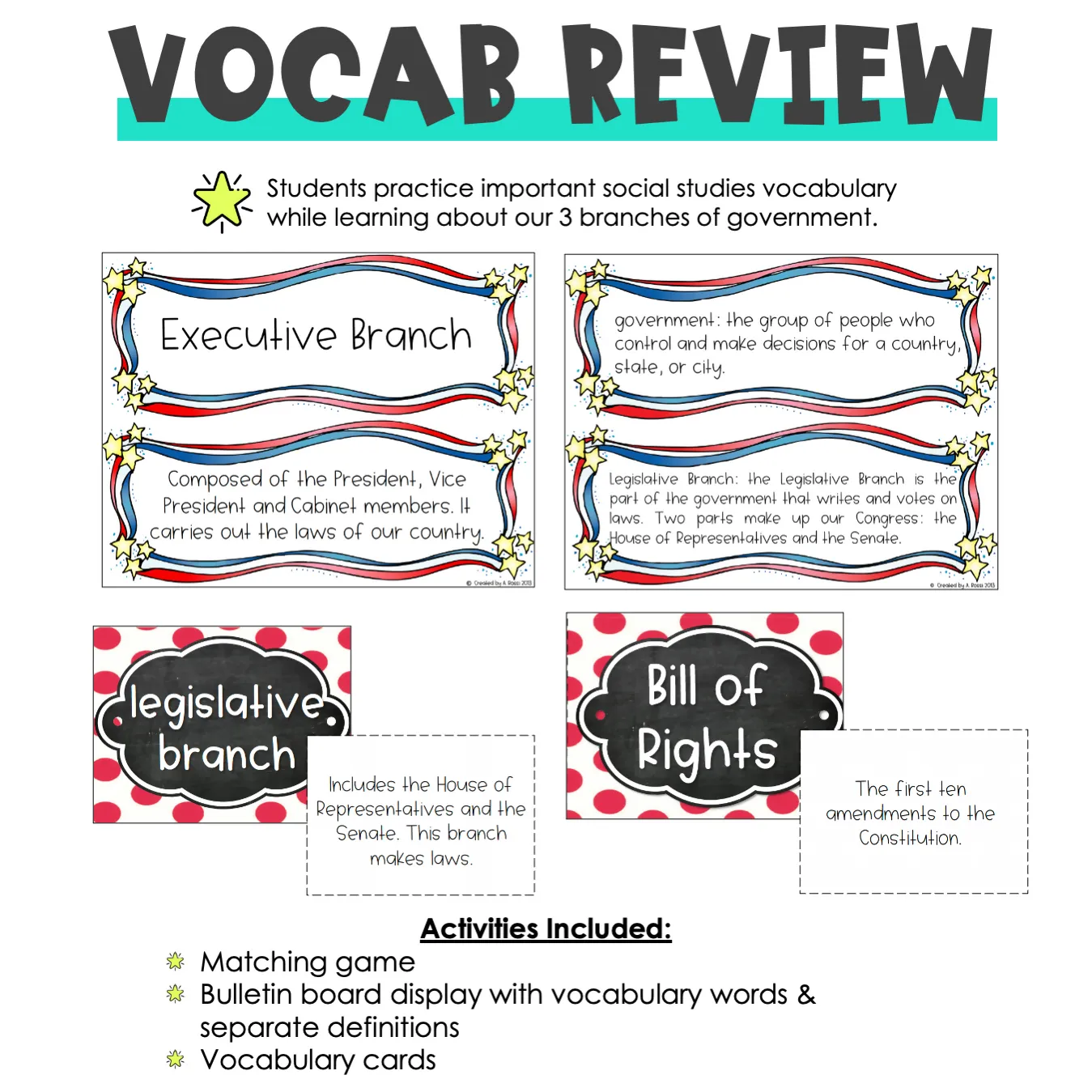 3 Branches of Government Activity | Interactive Notebook | Google Slides | Printable Classroom Resource | Teaching with Aris