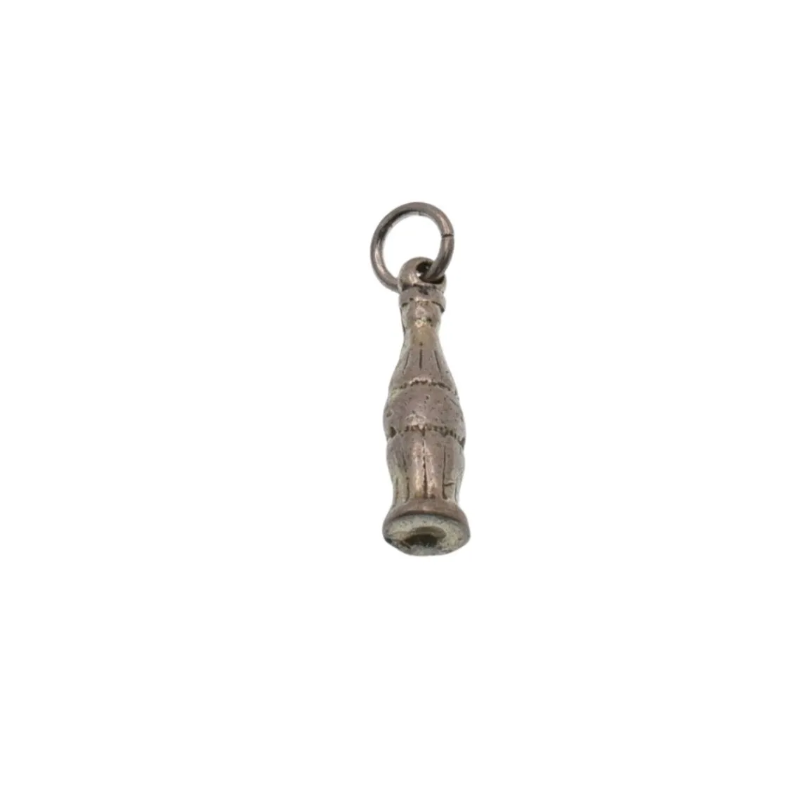 925 Silver Oxidized Cola Bottle Charm- CHARM0074