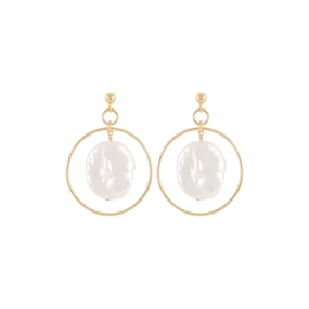 Alana Maria Alessia Earrings, Gold