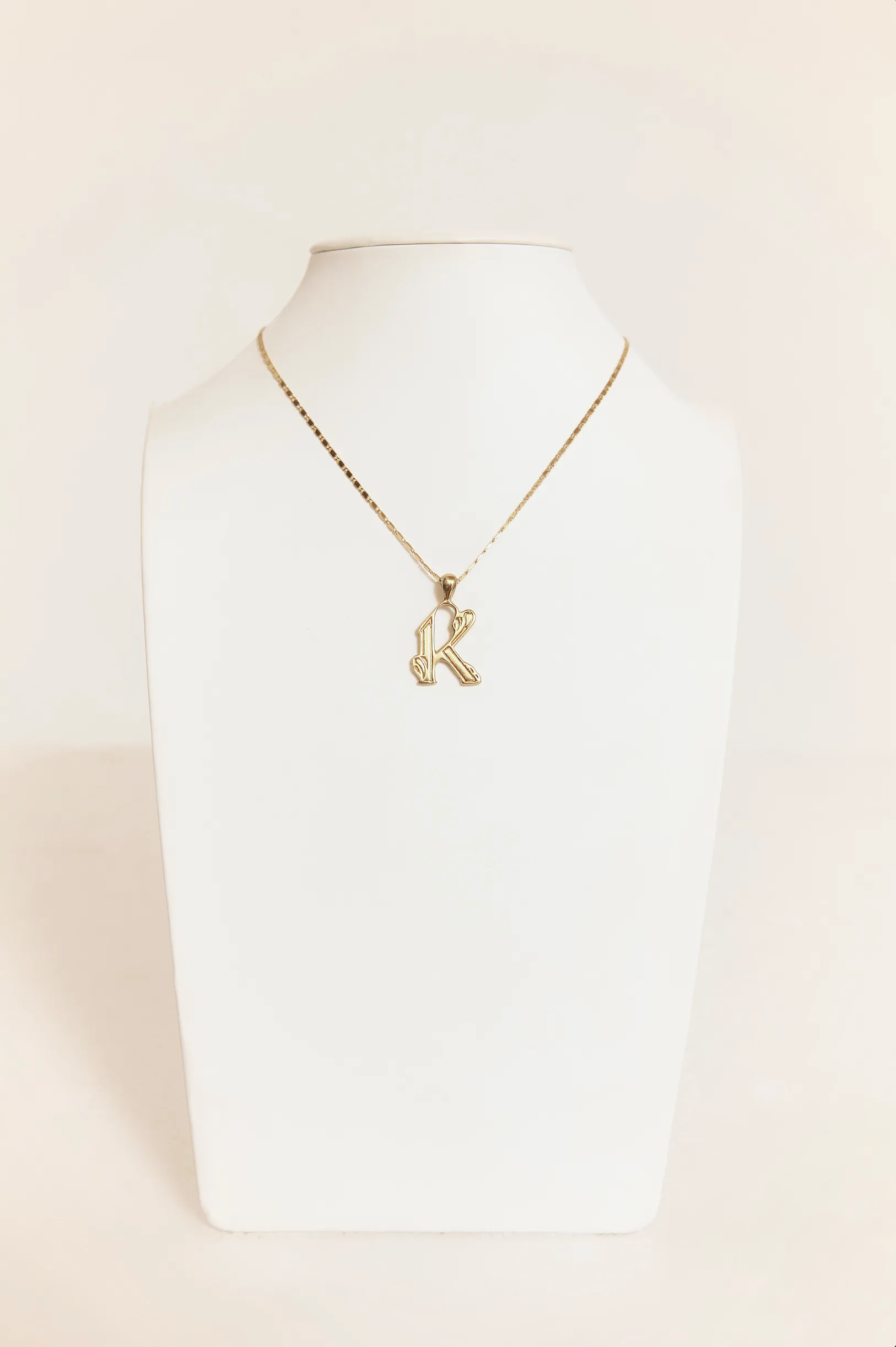 ALPHABET PENDANT NECKLACE