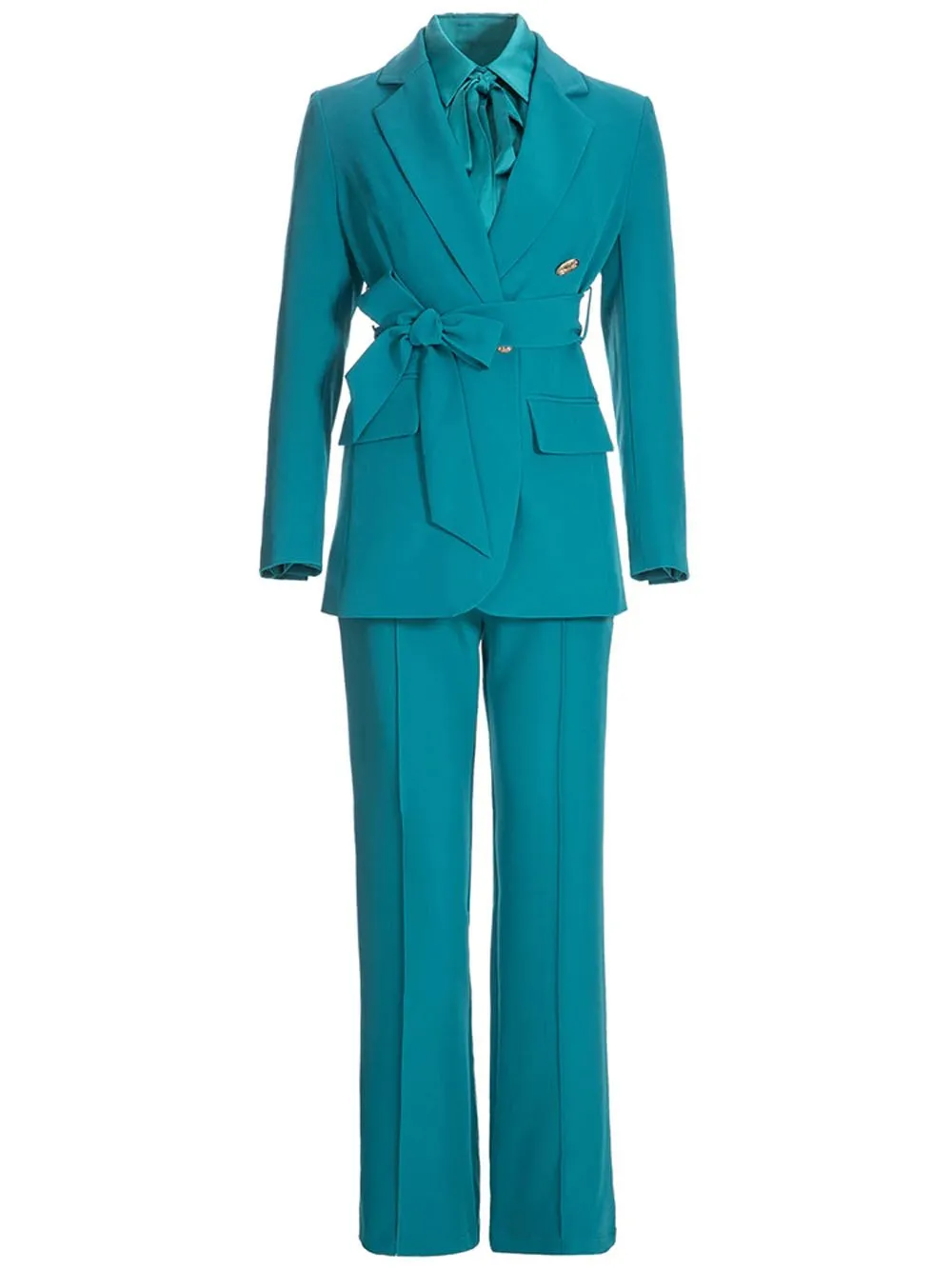 AMALIE Blouse, Blazer & Pants Set