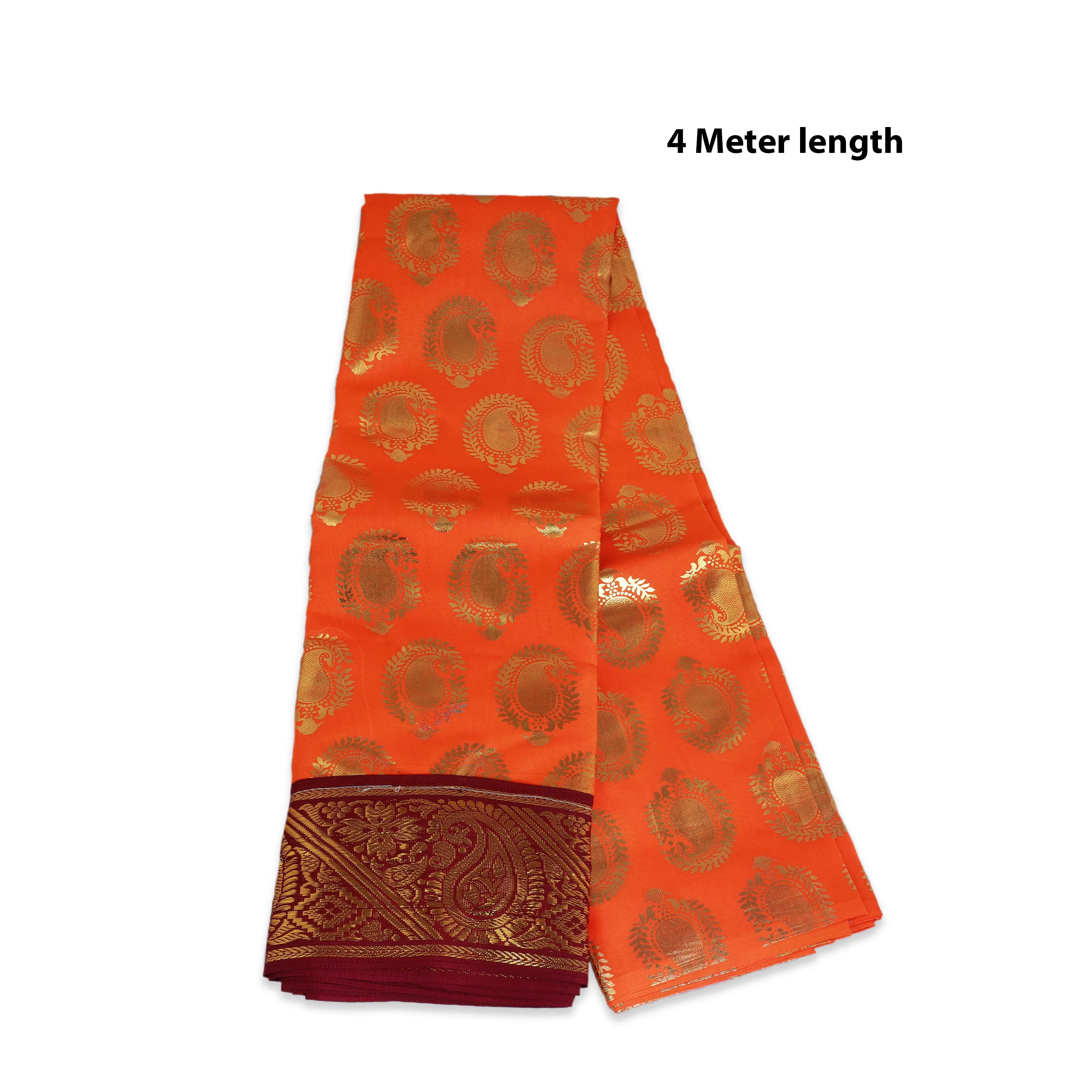 Amman Saree - 4 Mtr | Devi Dress/ Satin Material/ Deity Dress/ Saree for Goddess