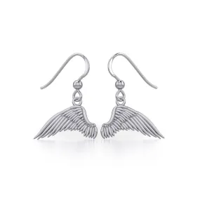 Angel Wing Silver Earrings TER1921