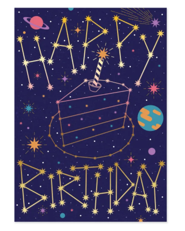 Astrological Birthday Card