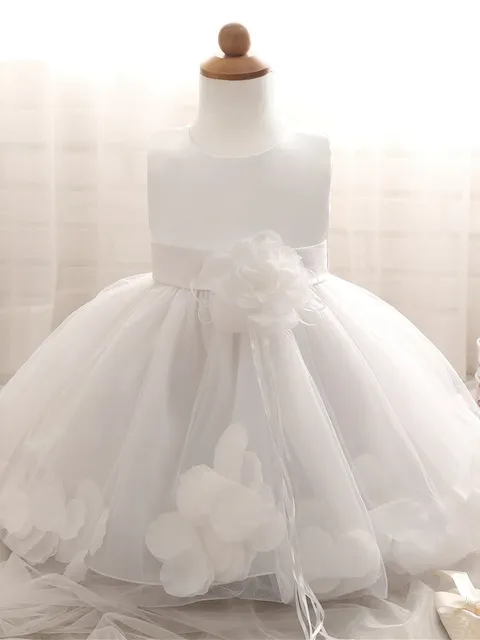 Baby Flower Peddle Special Occasion Dress