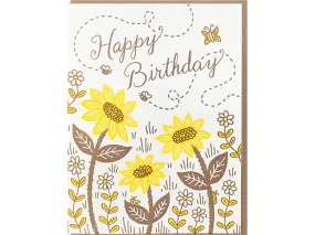 Birthday Bees & Blooms Card