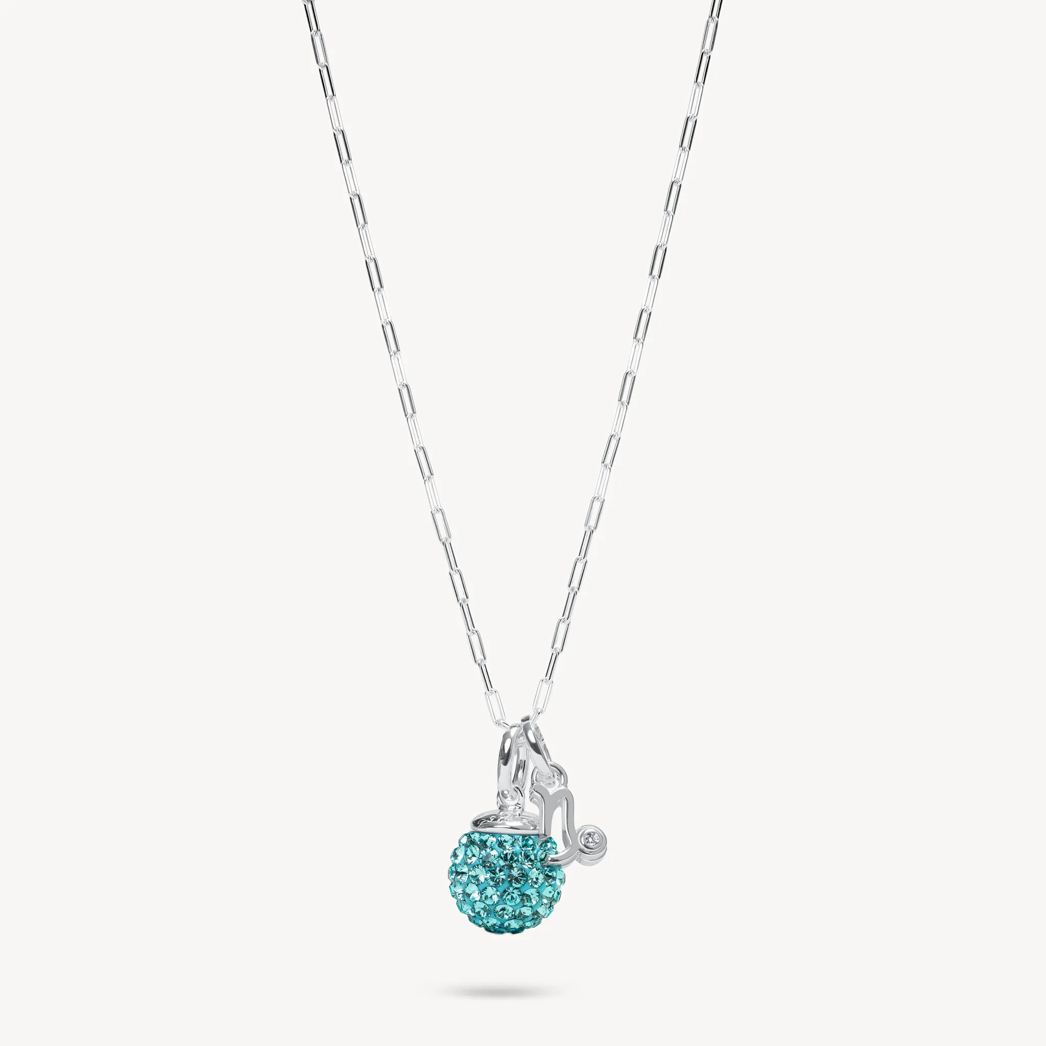 Birthstone Sparkle Zodiac Necklace