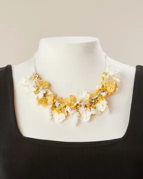 Bouquet Choker - Yellow & White