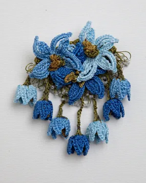 Brooch Star - Indigo