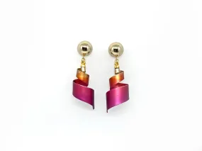 CABO | Coach Earrings | Purple Red/Gold