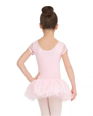 Cap Sleeve Tutu Dress by Capezio (Pink) 10128C - Child Large