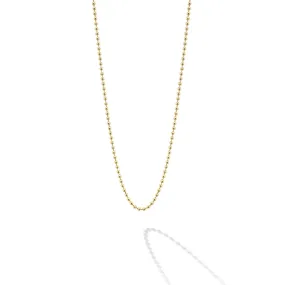 Caviar Gold 18K Gold Beaded Necklace