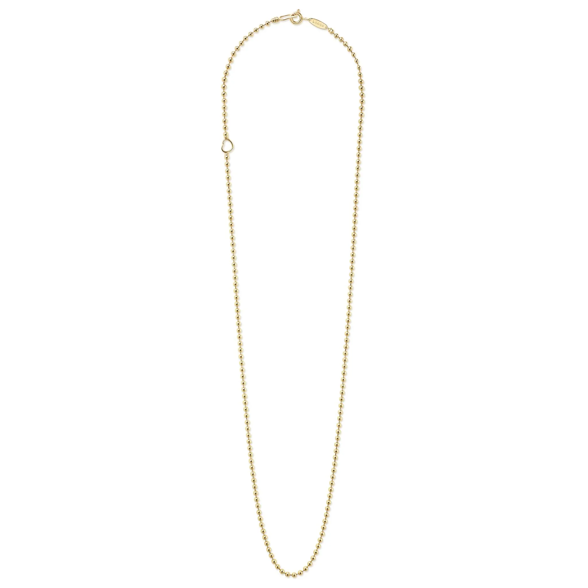 Caviar Gold 18K Gold Beaded Necklace