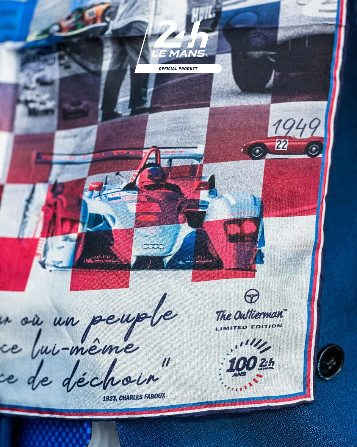 CENTENARY | 24 Hours of Le Mans - Silk Pocket Square