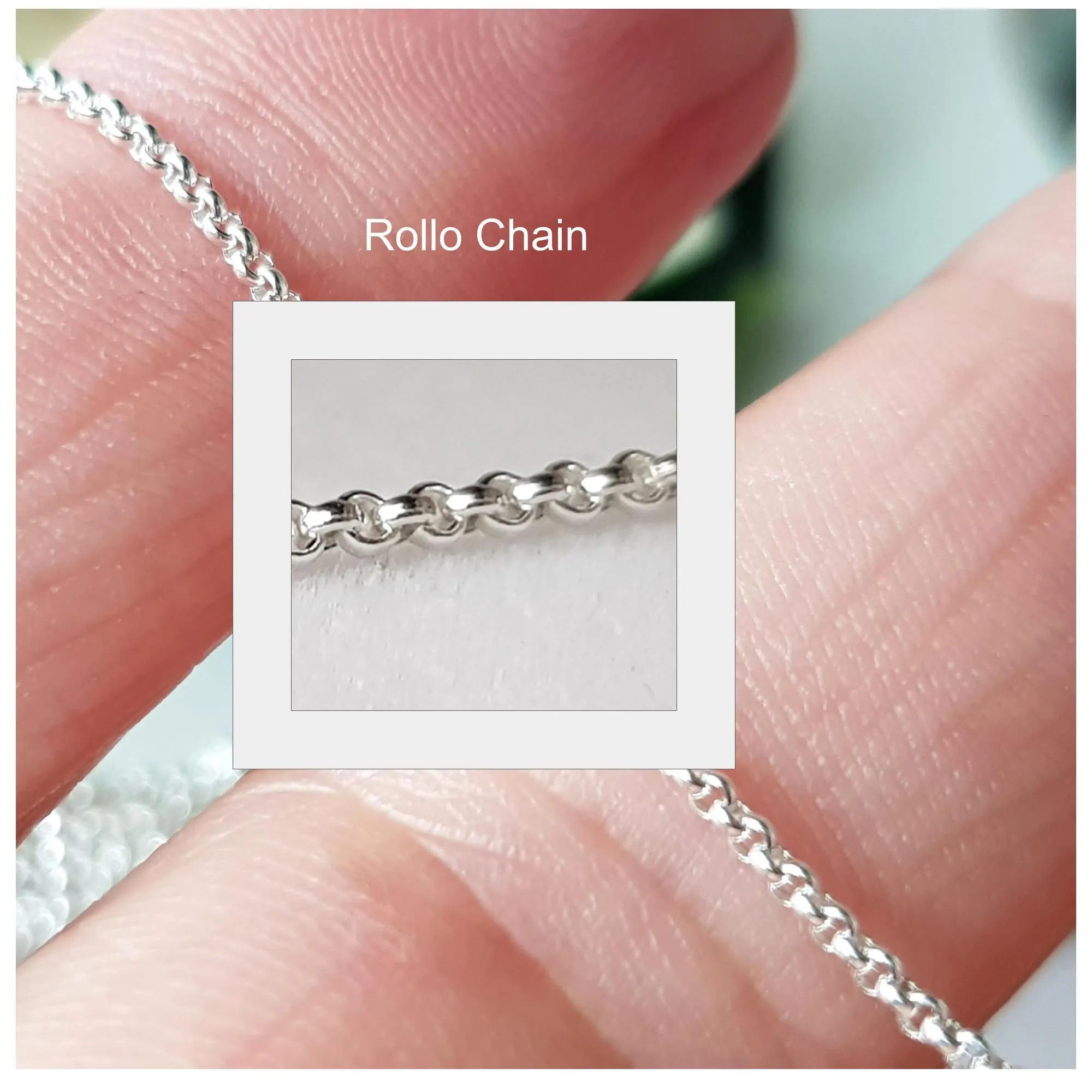 Chains - Rolo Chain Genuine Sterling Silver Finished | SS-FChainRollo | Jewellery Making Supply