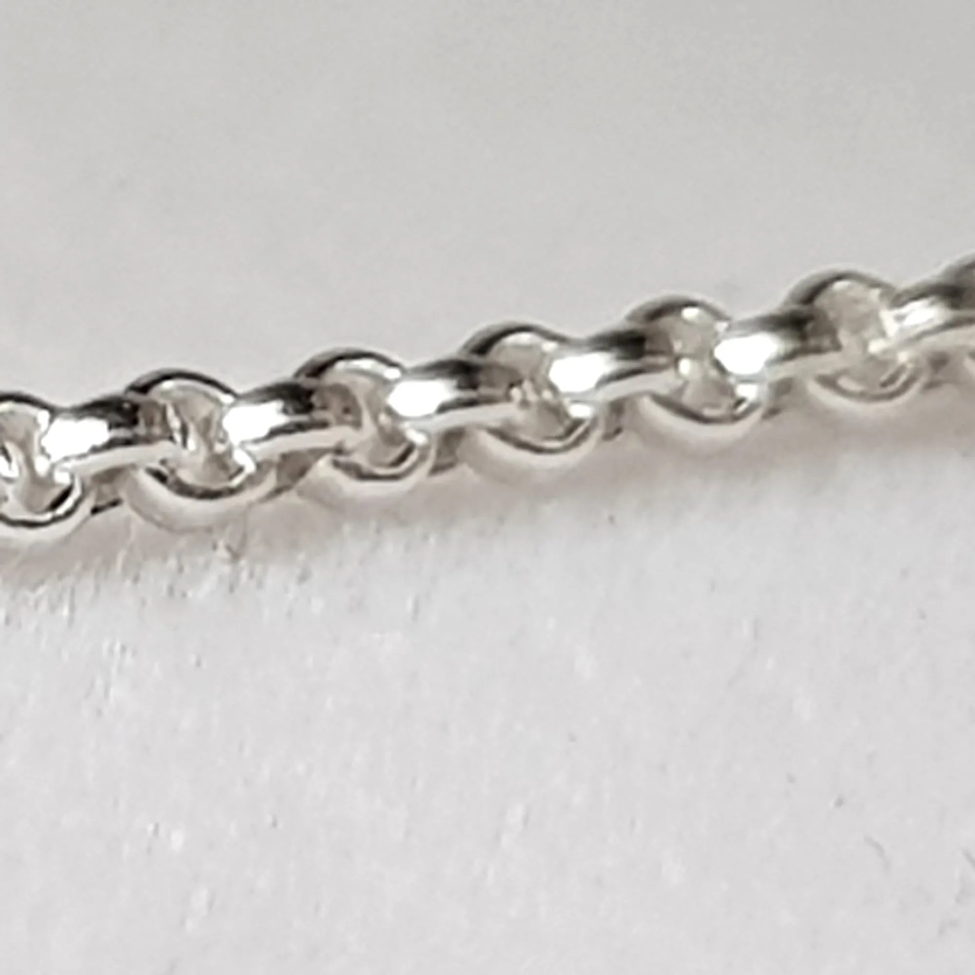 Chains - Rolo Chain Genuine Sterling Silver Finished | SS-FChainRollo | Jewellery Making Supply