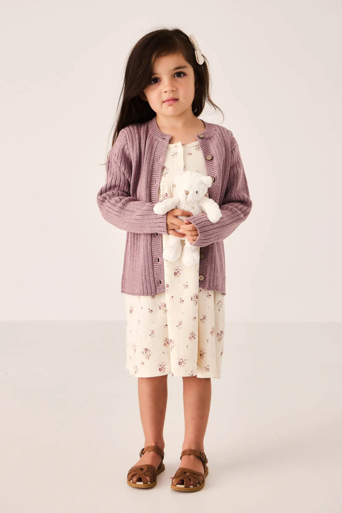 Clara Cardigan - Dreamy Pink Marle