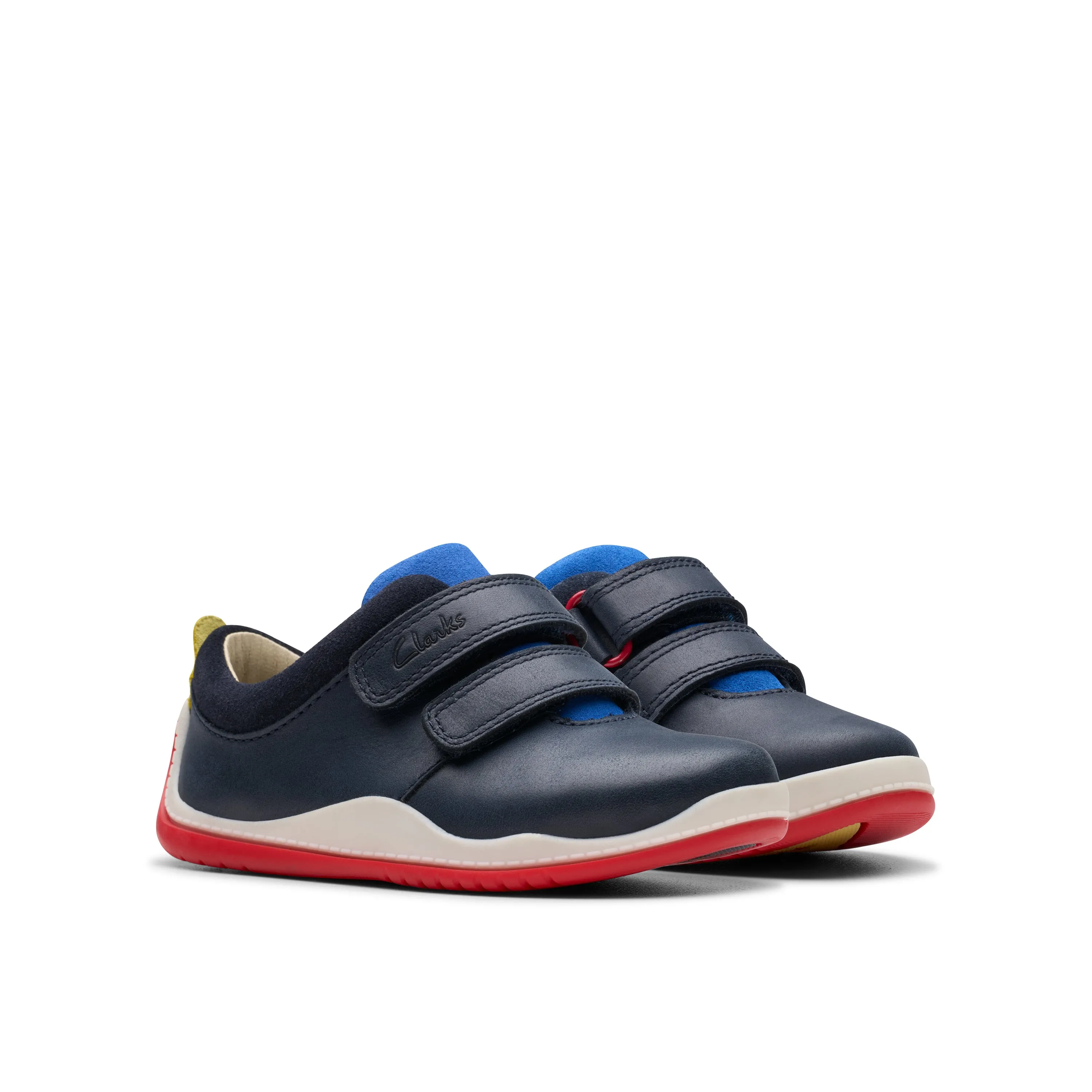 Clarks - Noodle Fun T - Navy/ Red