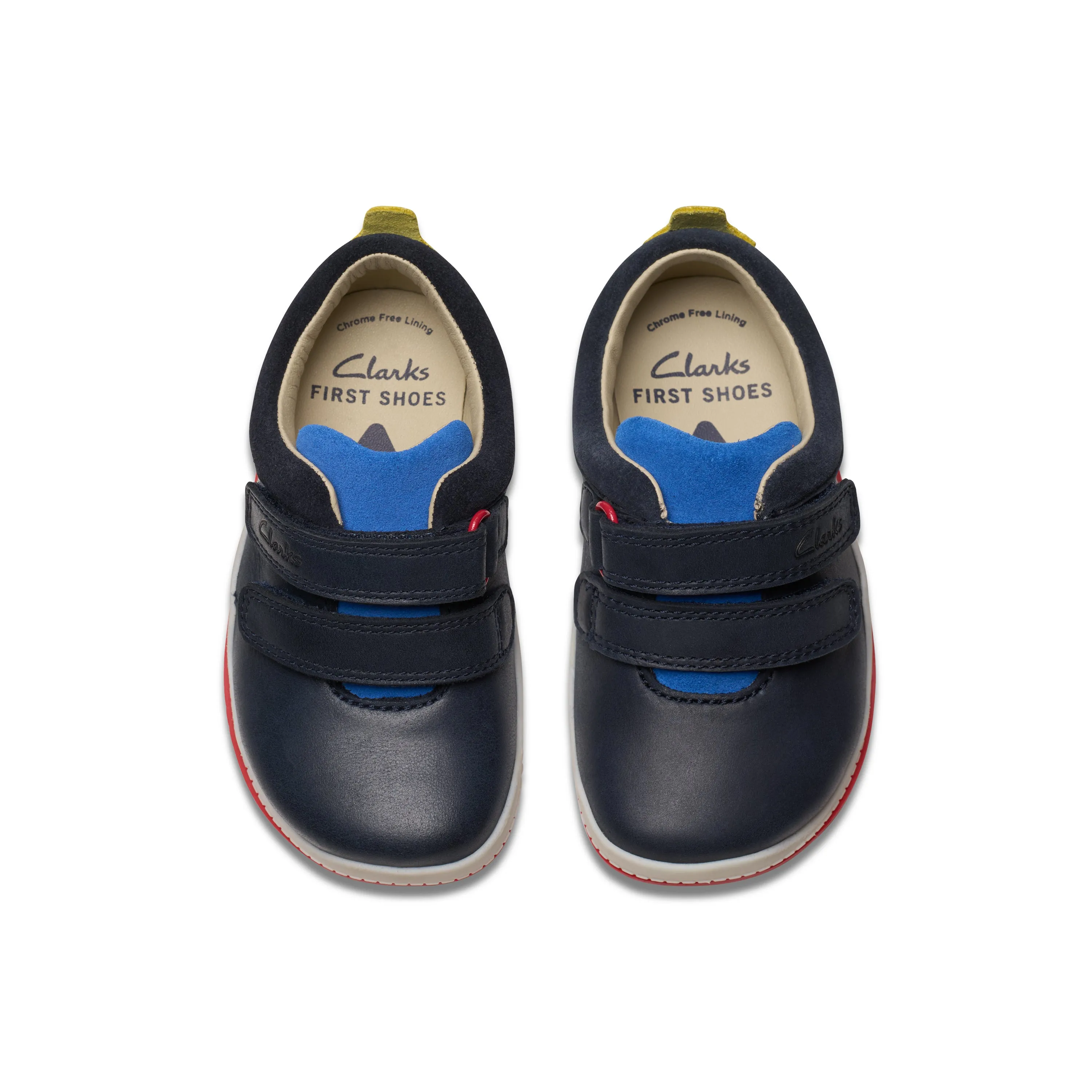 Clarks - Noodle Fun T - Navy/ Red