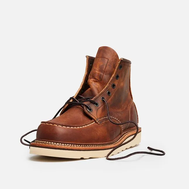 Classic Moc 6-Inch - Copper Rough & Tough Leather