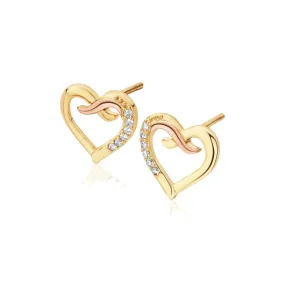 Clogau Kiss Diamond Stud Earrings