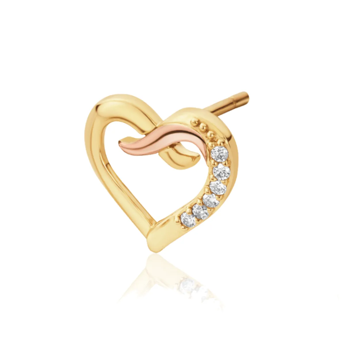 Clogau Kiss Diamond Stud Earrings