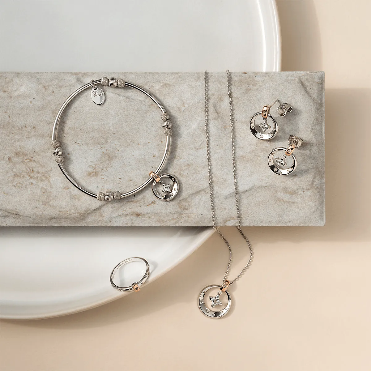 Clogau Stars of the Llyn Peninsula Drop Earrings