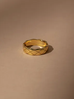 Criss Cross Vermeil Ring