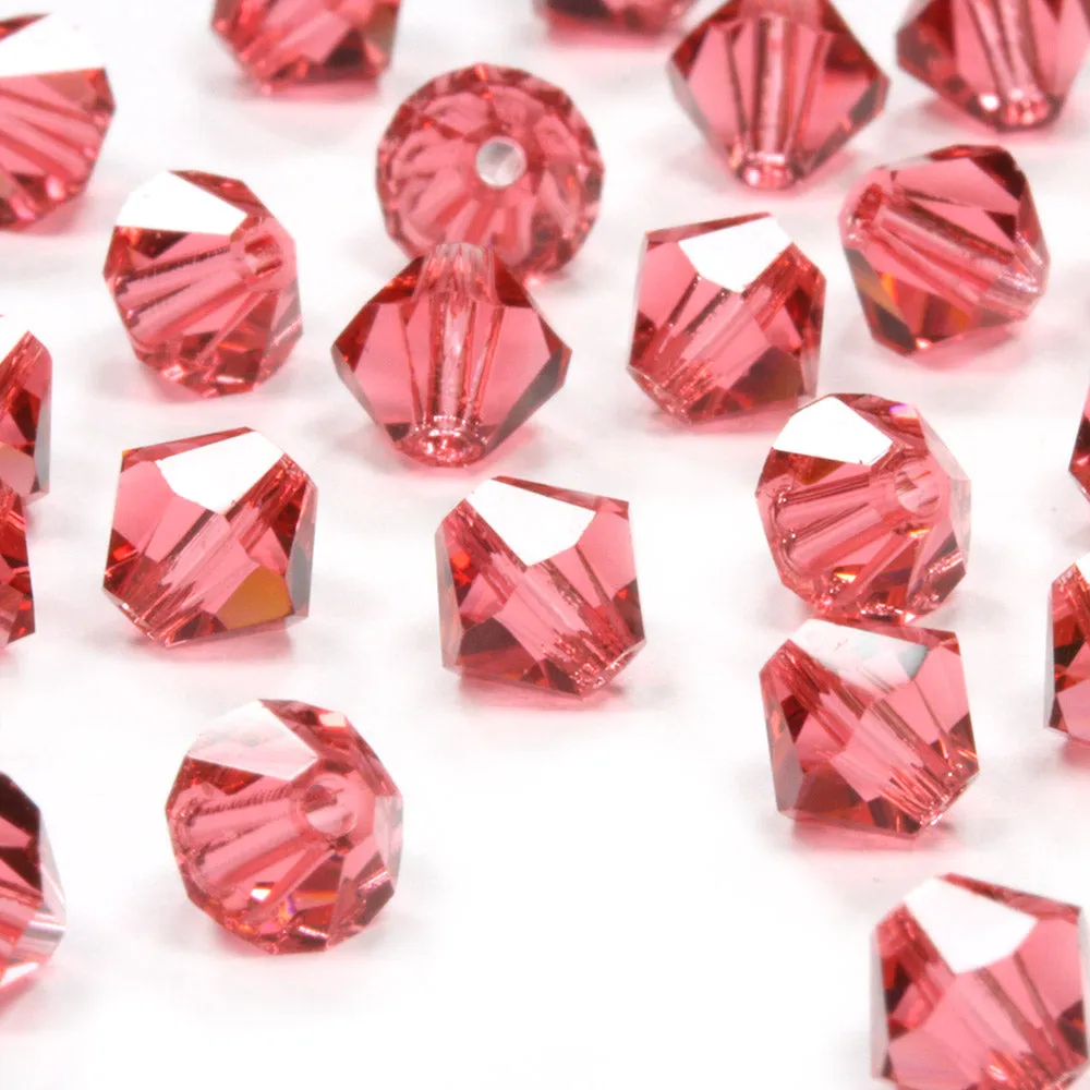 Crystal 5mm Bicone Pink Bundle - Pack of 6