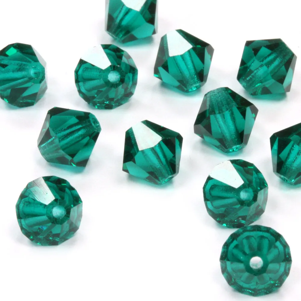 Crystal 6mm Bicone Green Bundle - Pack of 6