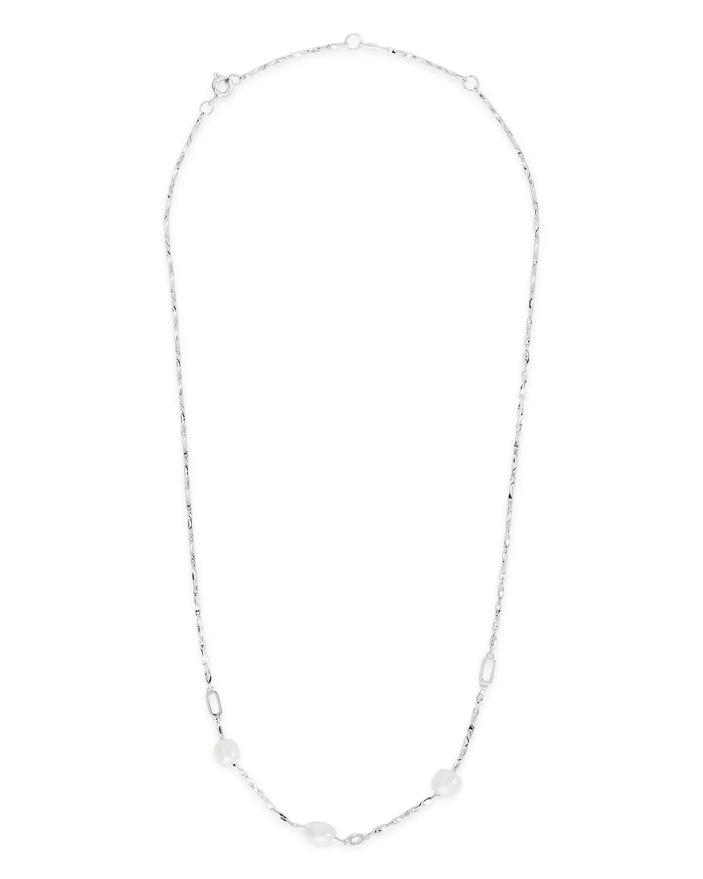 Dainty Pearl Chain Necklace