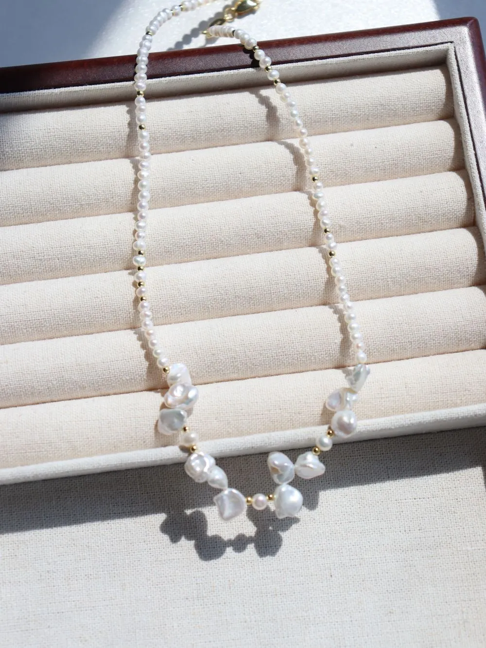 Dream Dewdrop Baroque Pearl Necklace