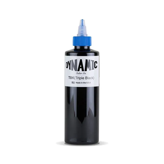 Dynamic Triple Black Tattoo Ink - 8oz