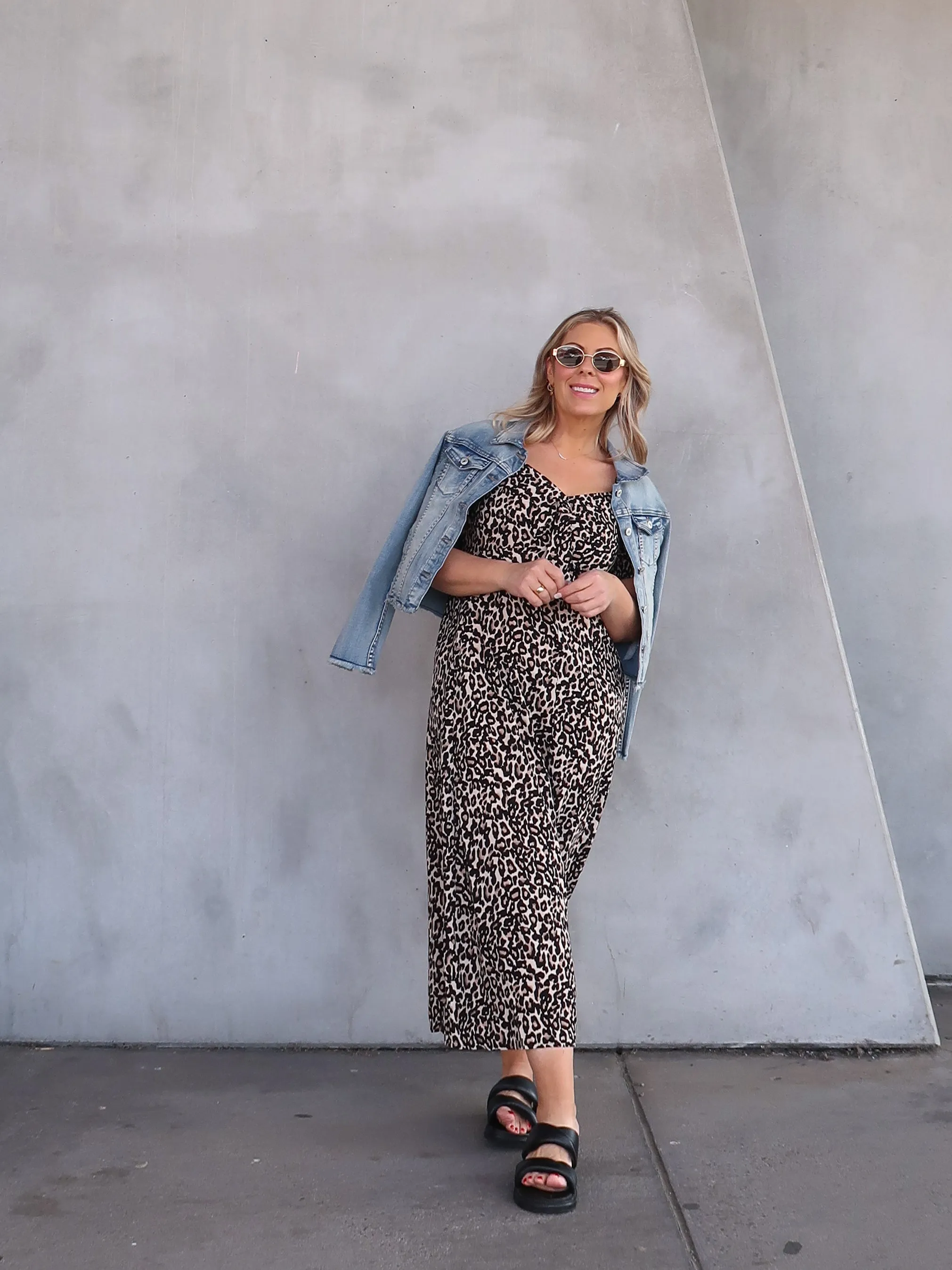 Estella Dress - Leopard