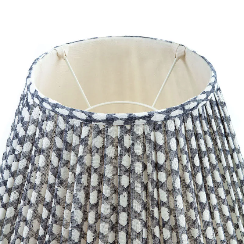 Fermoie Lampshade in Grey Wicker