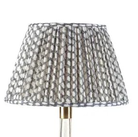 Fermoie Lampshade in Grey Wicker