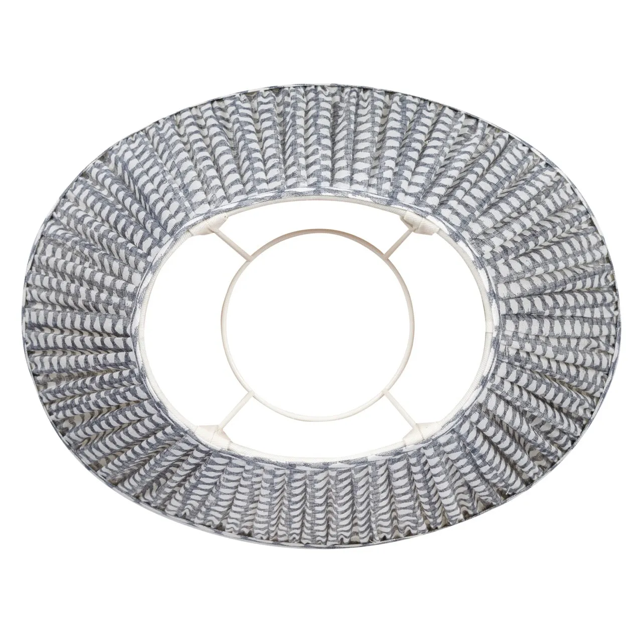 Fermoie Lampshade in Grey Wicker