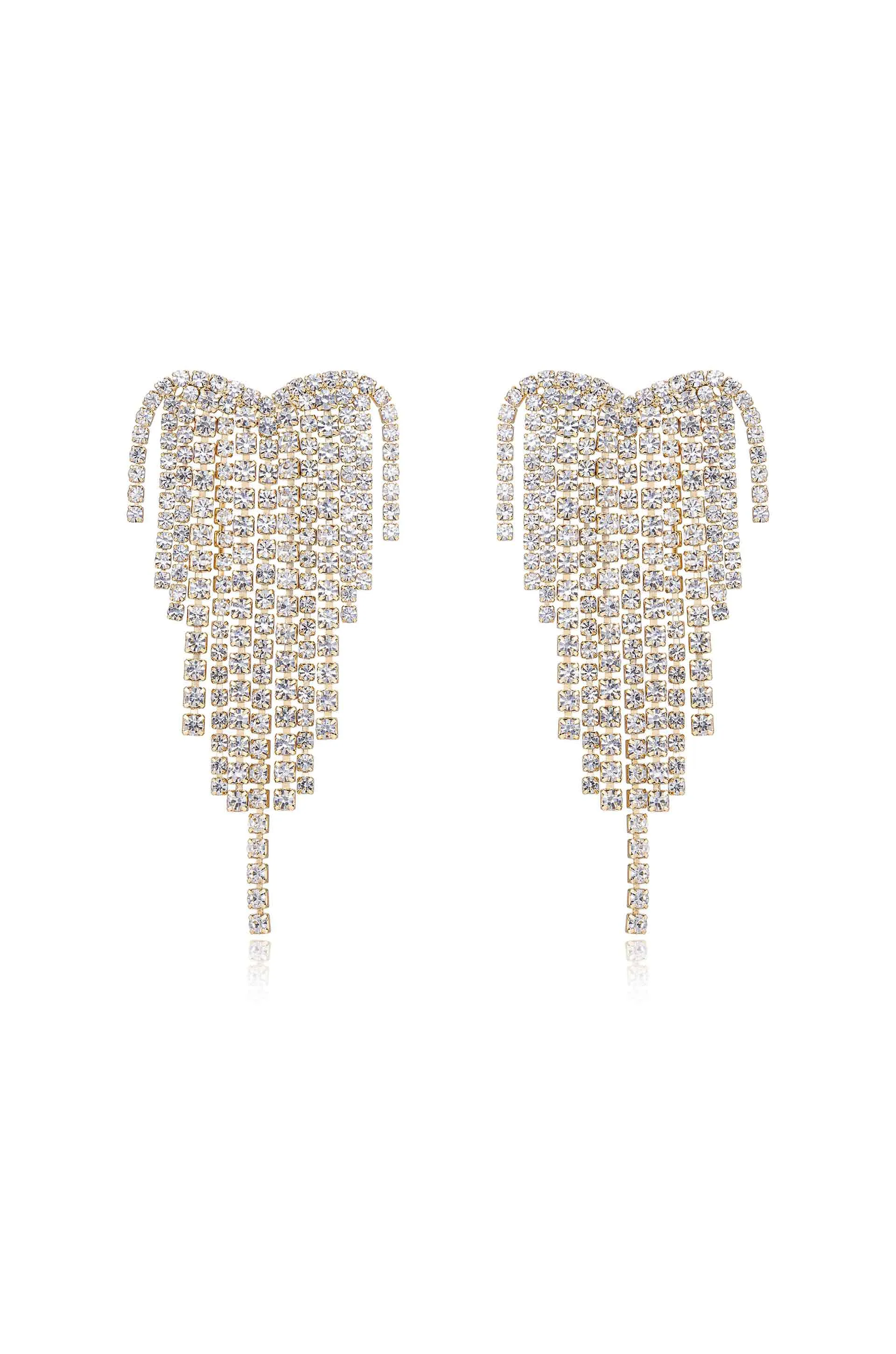 Gala Crystal Fringe Earrings