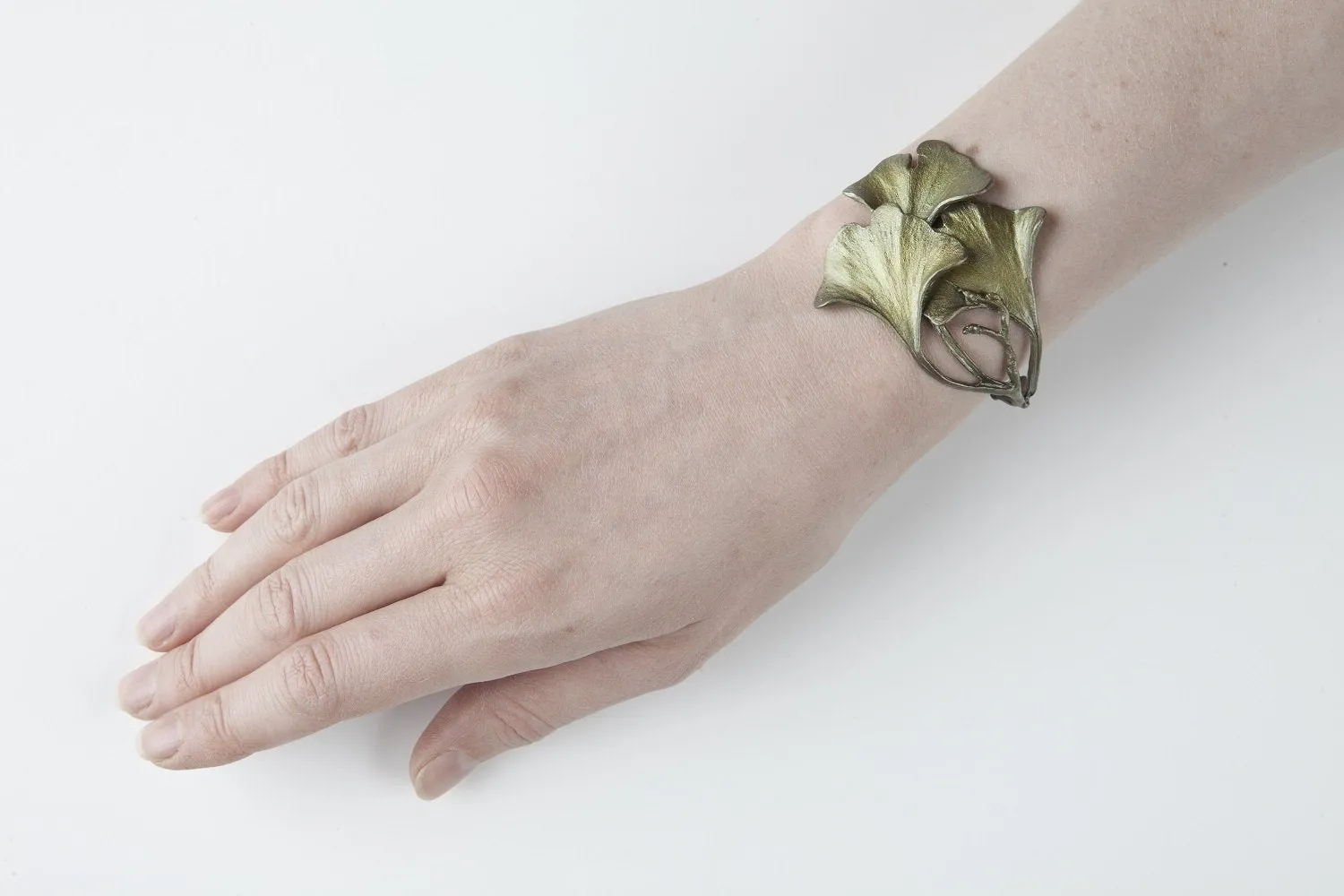 Ginkgo Cuff Bracelet