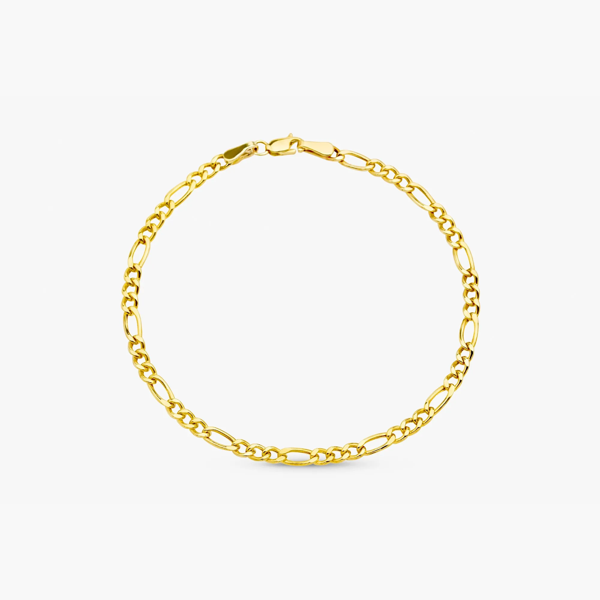 Gold Figaro Chain Bracelet, Suzanne