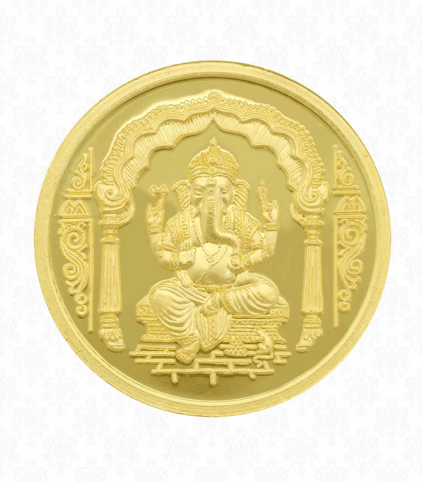 Gold Ganpati Coin-1GM