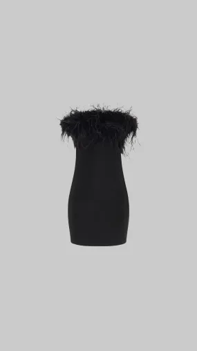 Guess Marciano Feathers Mini Dress