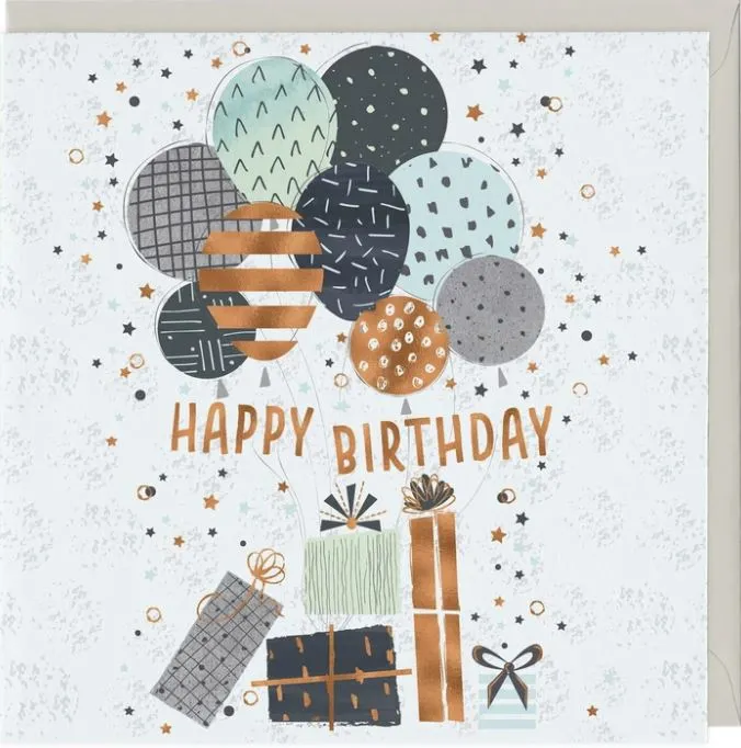 Happy Birthday Greetings Card