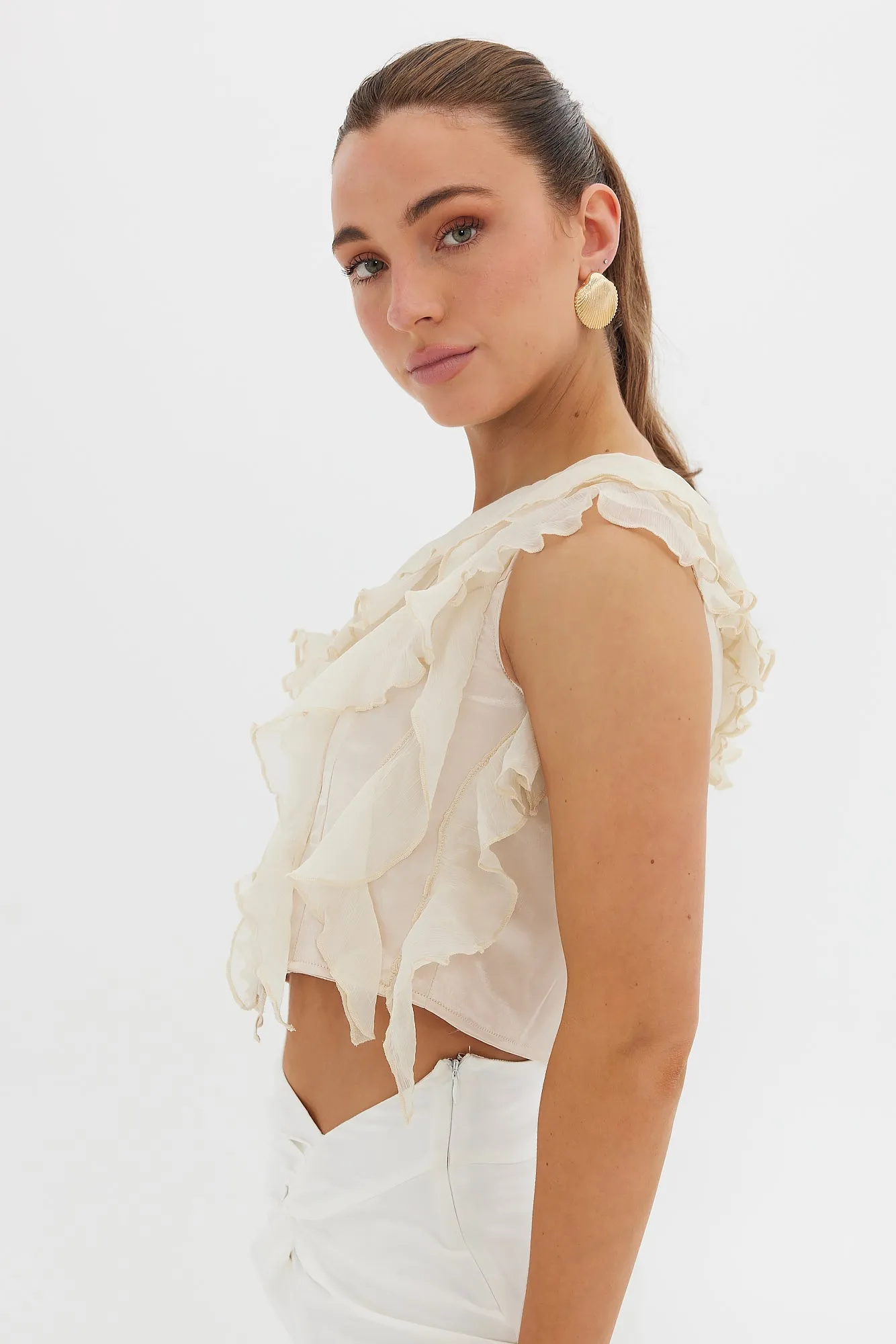 Isabella Ruffle Top