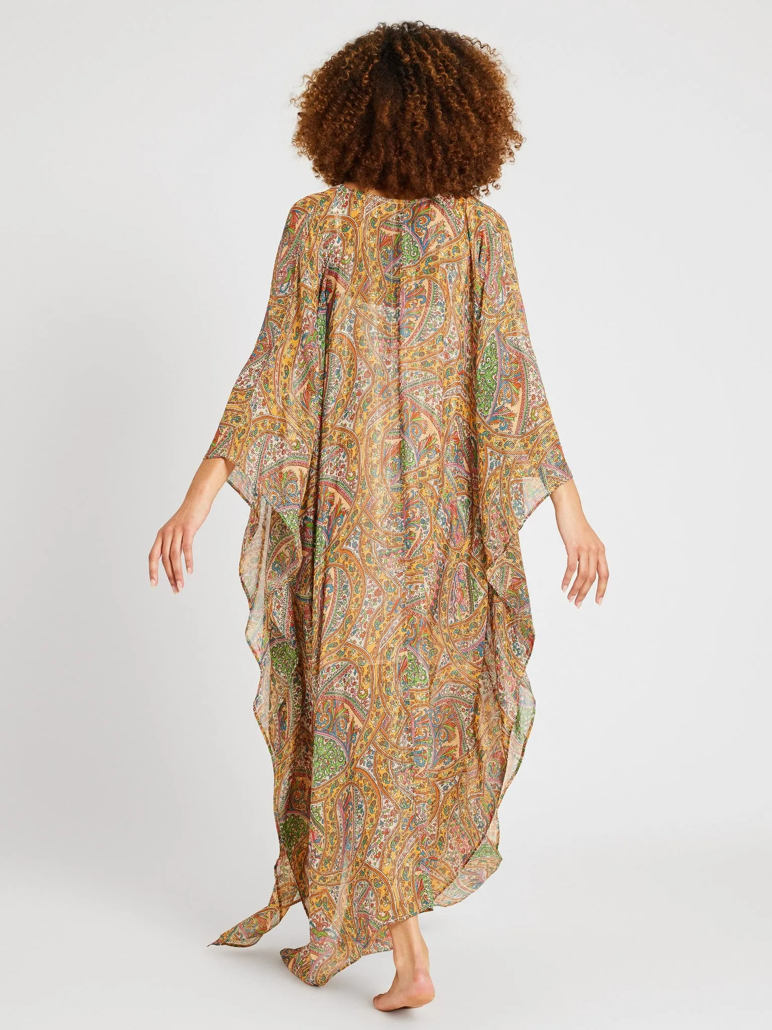 Jones Caftan in Paisley Shimmer