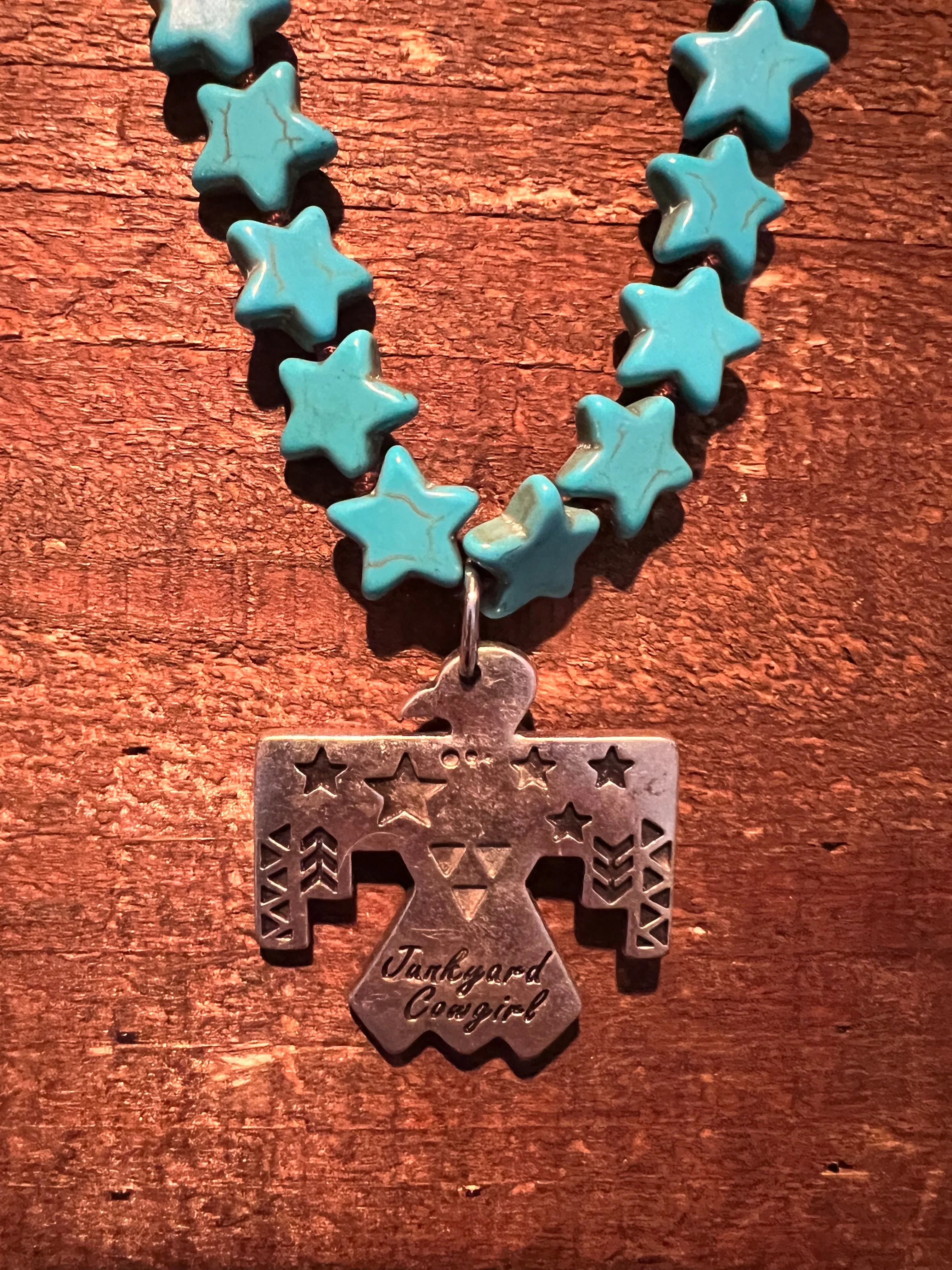 Junkyard Cowgirl Star Necklace