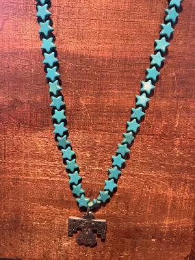 Junkyard Cowgirl Star Necklace