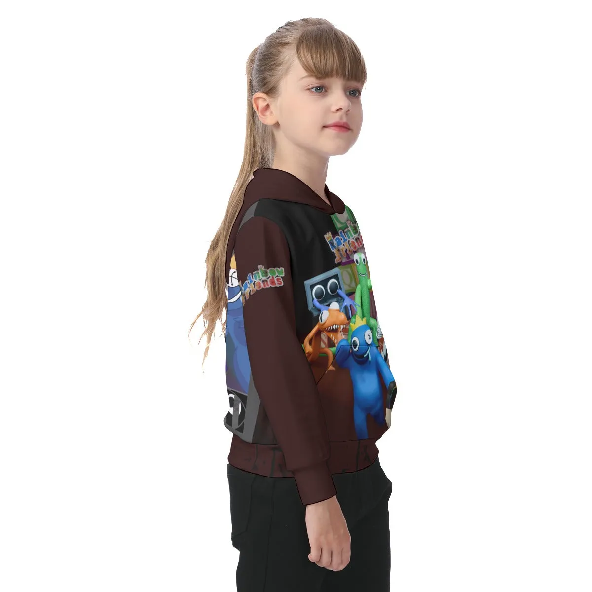 Kids Rainbow Friends Pull Over Hoodie